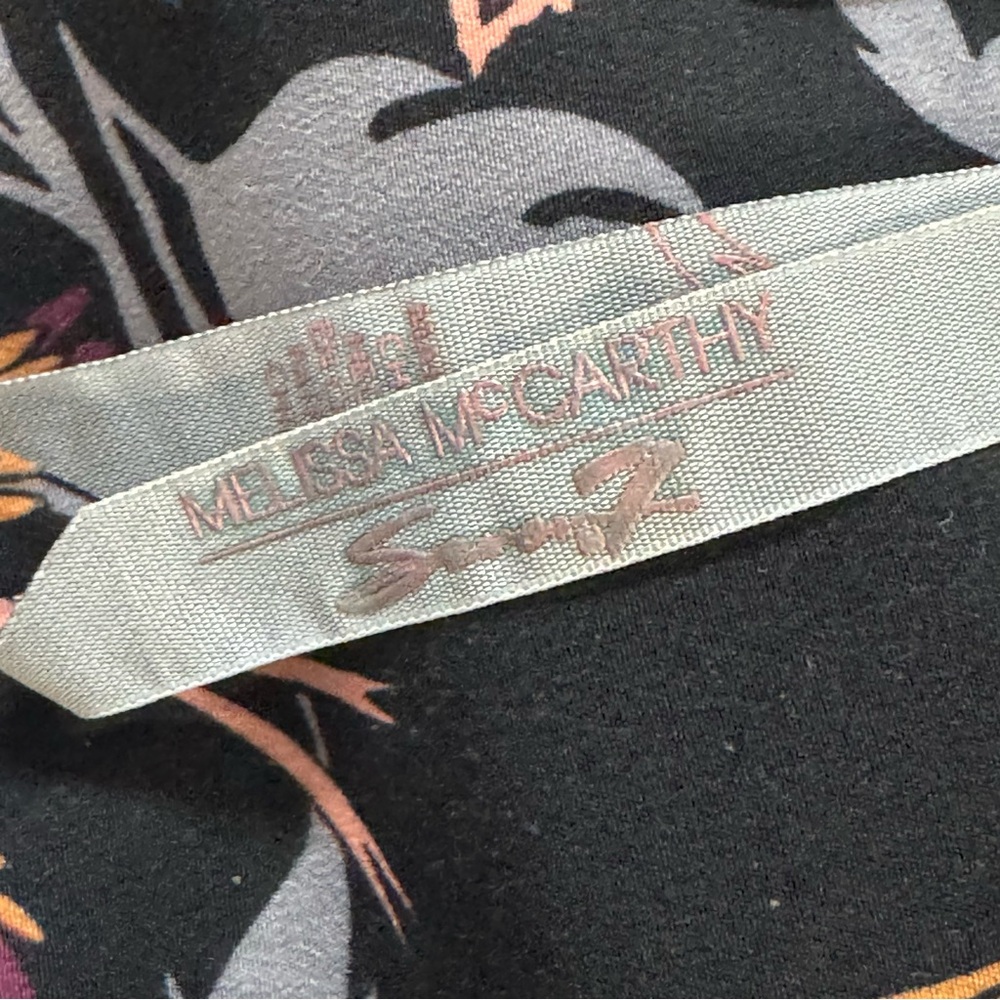 Melissa McCarthy Seven 7 High Low Tunic Shirt Long Sleeve Birds Size 2X Swallows - Picture 12 of 14
